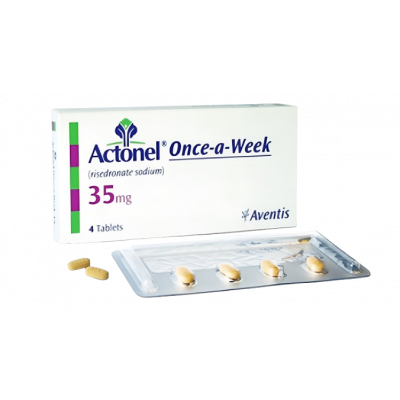 ACTONEL 35 MG ONCE A WEEK ( RISEDRONATE SODIUM ) 4 FILM-COATED TABLETS